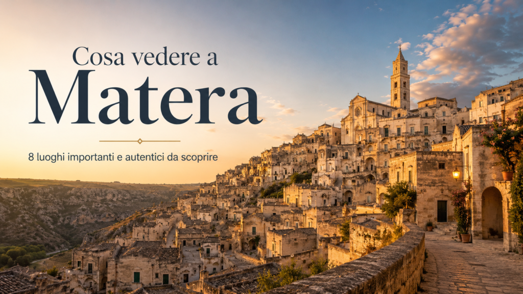 Cosa vedere a Matera: vista panoramica dei Sassi