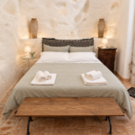 Camera matrimoniale della Casa Grotta nei Sassi di Matera